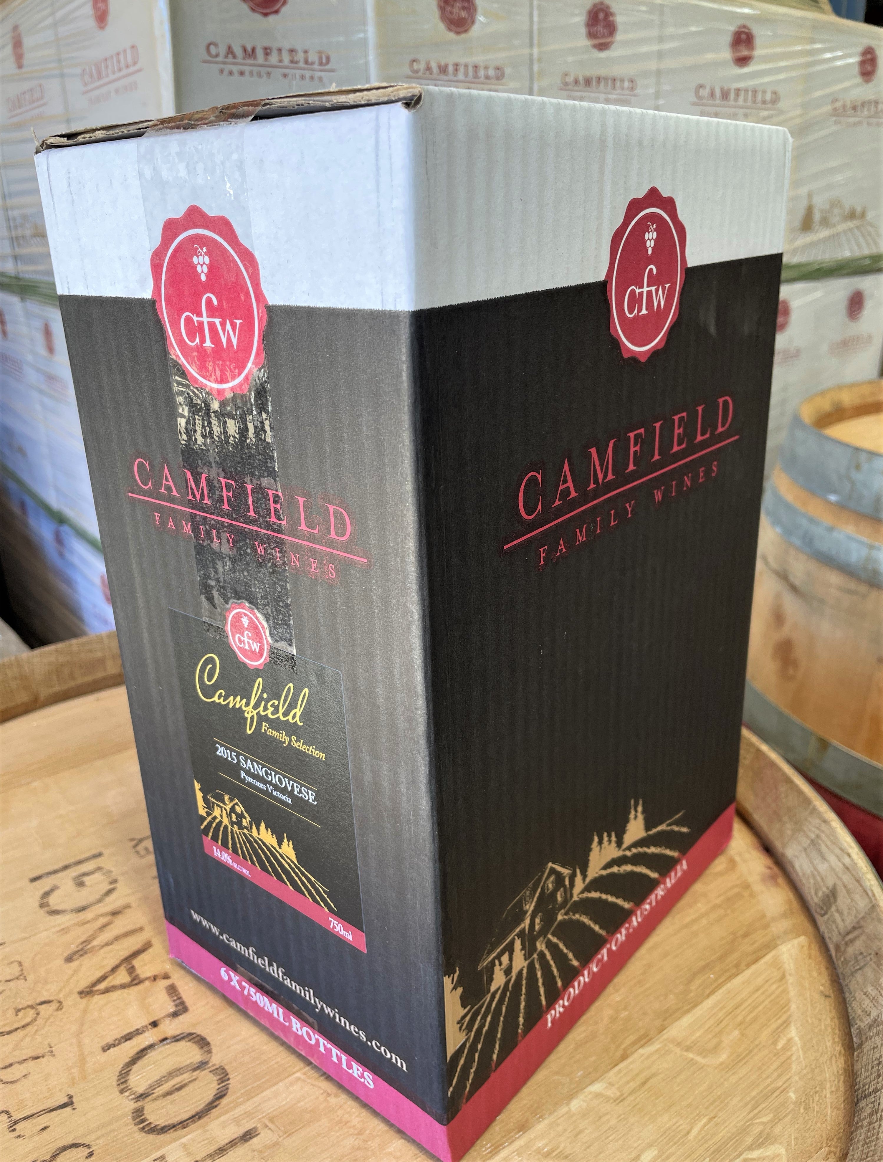 Camfield Family Selection-Sangiovese 2015- 6 PACK