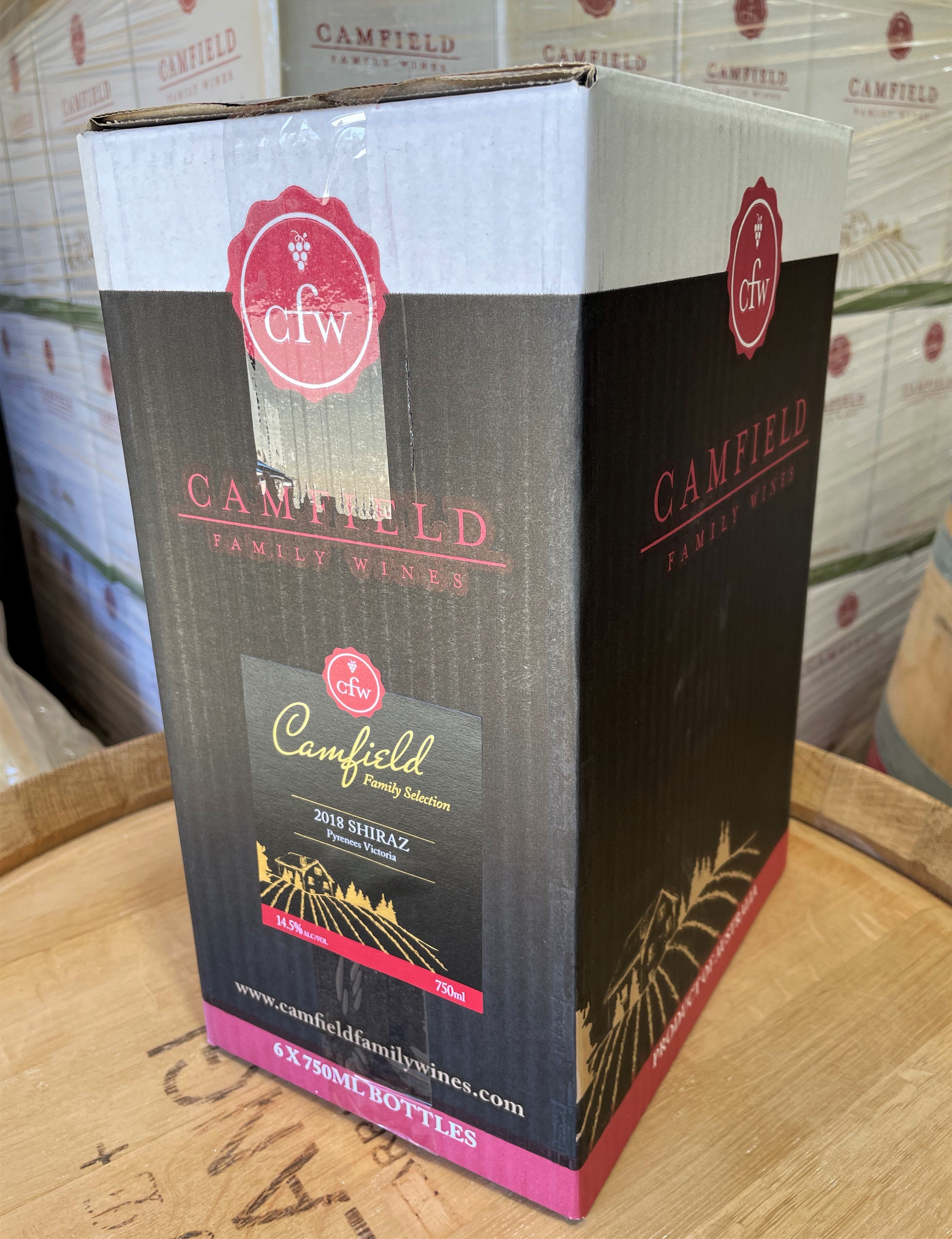 Camfield Family Selection-Shiraz 2018- 6 PACK